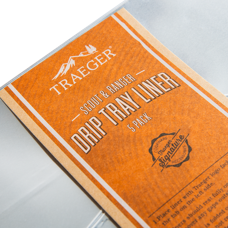 Traeger Drip Tray Liners - 5 Pack - SCOUT & RANGER GRILL