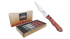 Tramontina 4PC JUMBO STEAK KNIFE SET (RED)