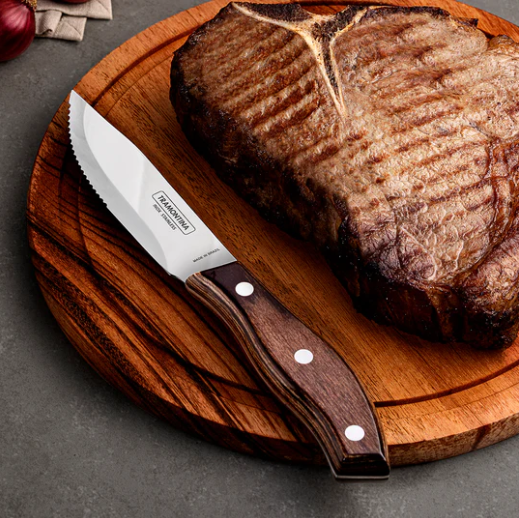 Tramontina 4PC CHURR RIO GRANDE FULL TANG STEAK Set