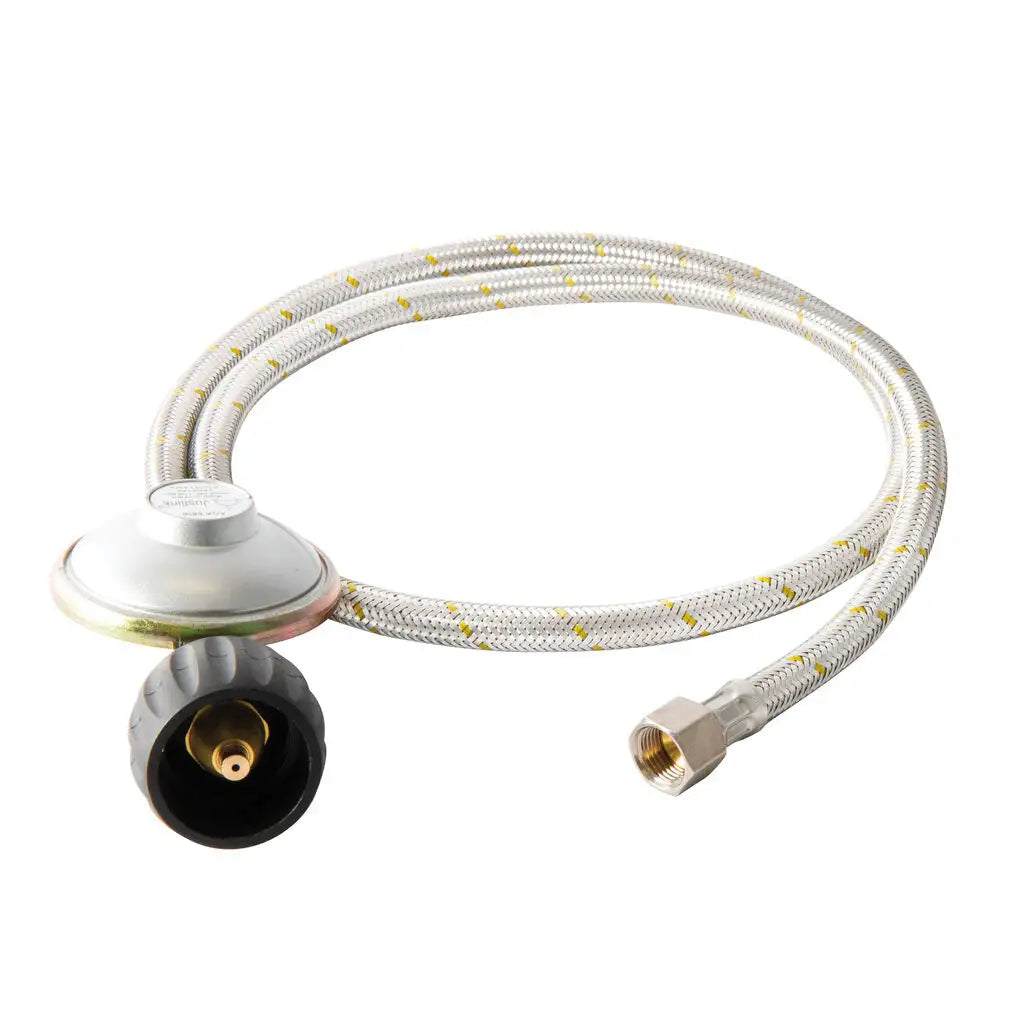 GCA EZI PAk LCC BBQ Regulator and Hose 3/8SAE Female Flare 1800mm