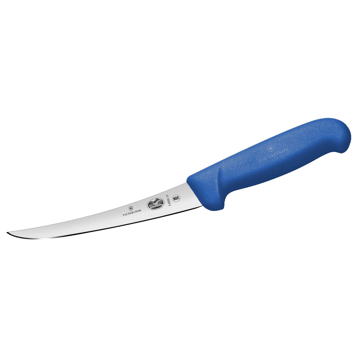 Victorinox Boning Knife- Curved Narrow 15cm Blade Blue