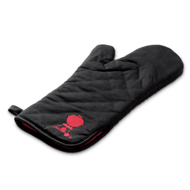 Weber Bbq Mitt With Red Kettle