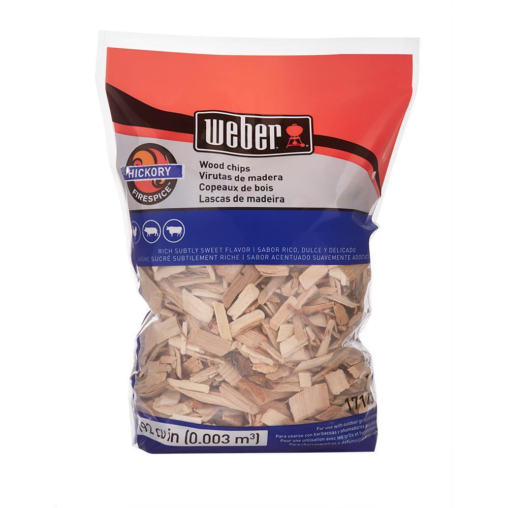 Weber Hickory Chips 900g New 17143