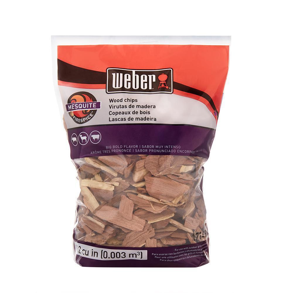 Weber Mesquite Wood Chips 900g New 17149