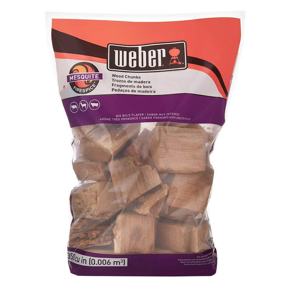 Weber Mesquite Wood Chunks 1.8kg New 17150