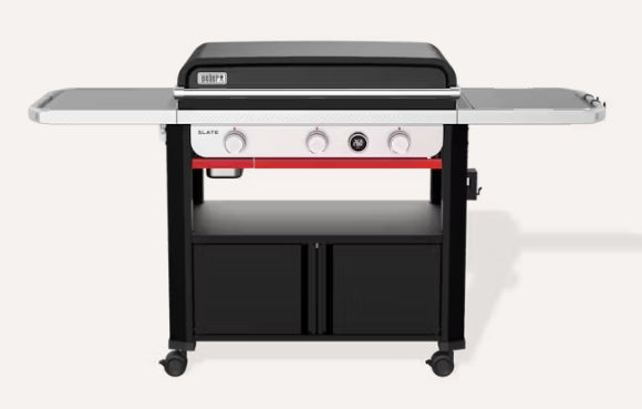 Weber Slate Premium Griddle - 30 Inch 3 Burner