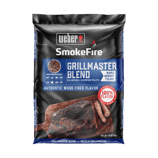 Weber Wood Pellets 20lb Grillmaster Blend