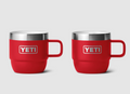 Yeti Rambler 6oz espresso mug 2pk rescue red