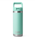 Yeti 18oz Rambler Straw Bottle Seafoam (532ml)