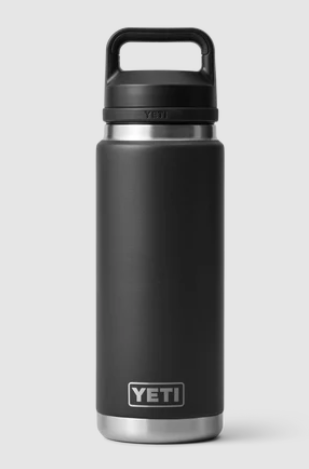 Yeti Rambler 26oz Bottle Black w/ Chug Cap