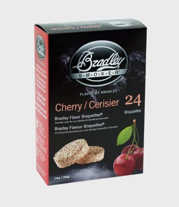 Bradley Cherry Bisquettes - 24 Pack