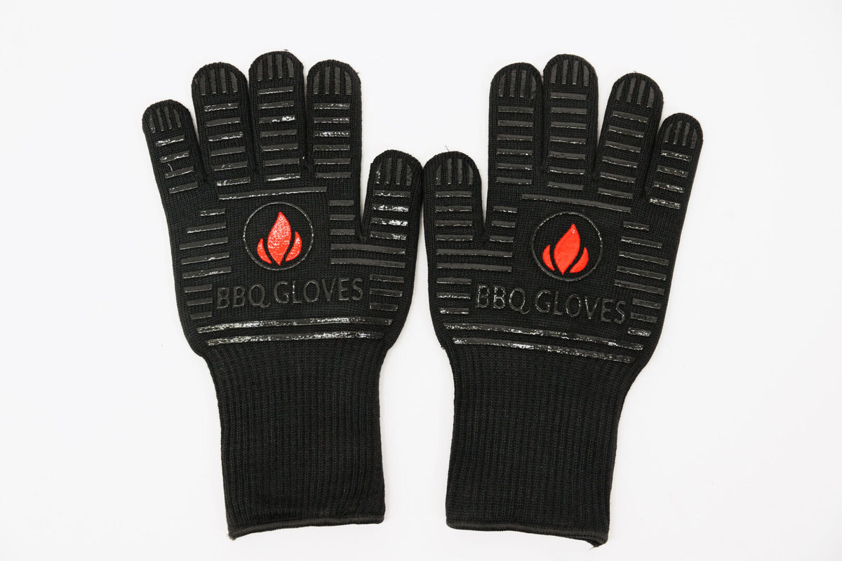 Heat resistant BBQ gloves