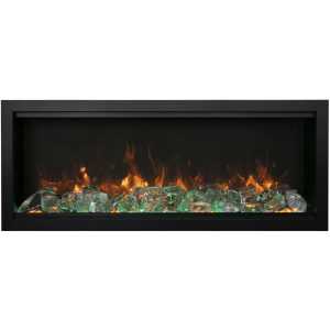 Amantii Symmetry Bespoke 74 - Indoor/Alfresco Electric Fireplace6