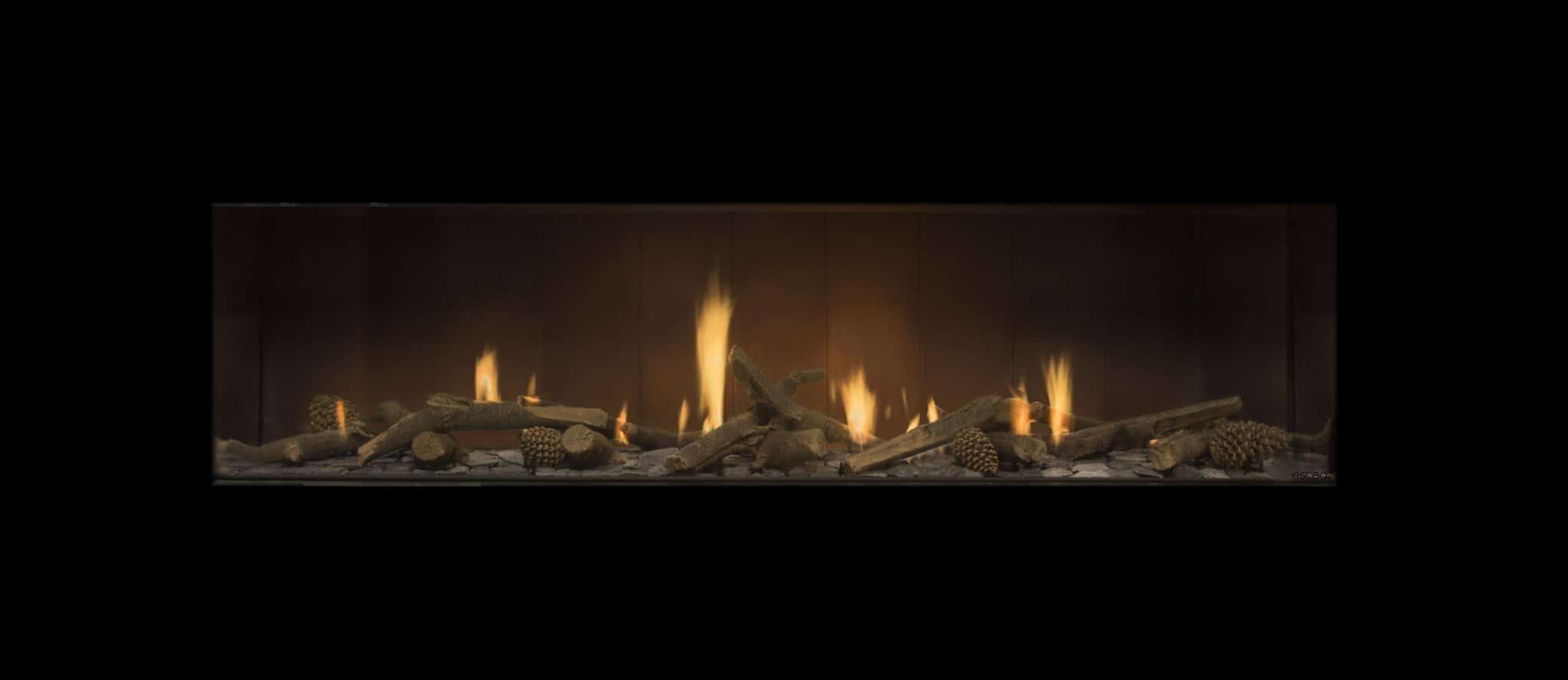 Escea DS1650 G3 Single Sided Fireplace NG