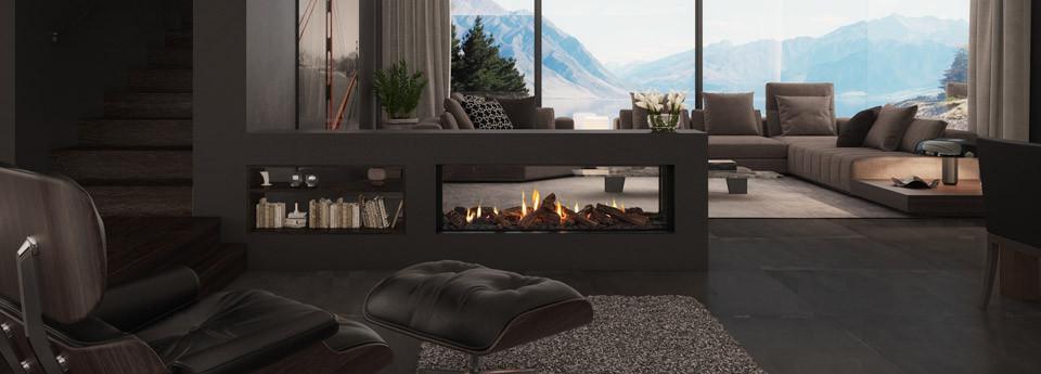 Escea DS1650 G3 Double Sided Fireplace NG
