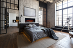 Amantii Symmetry Bespoke 50 Xtra Tall - Indoor/Alfresco Electric Fireplace