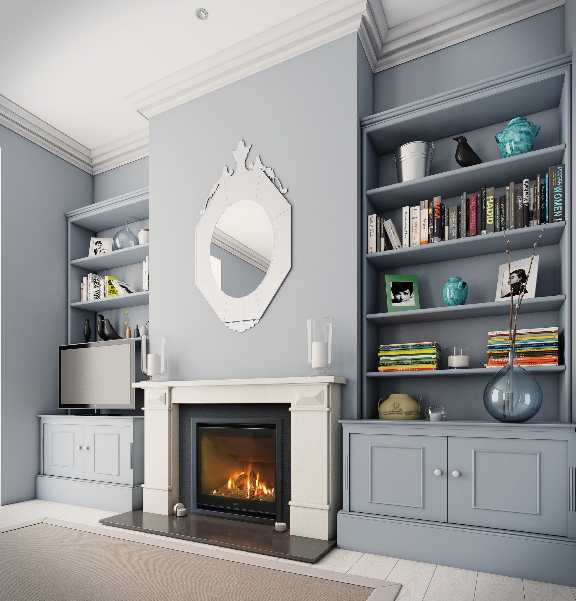 Escea DF700 G3 Single Sided Fireplace NG