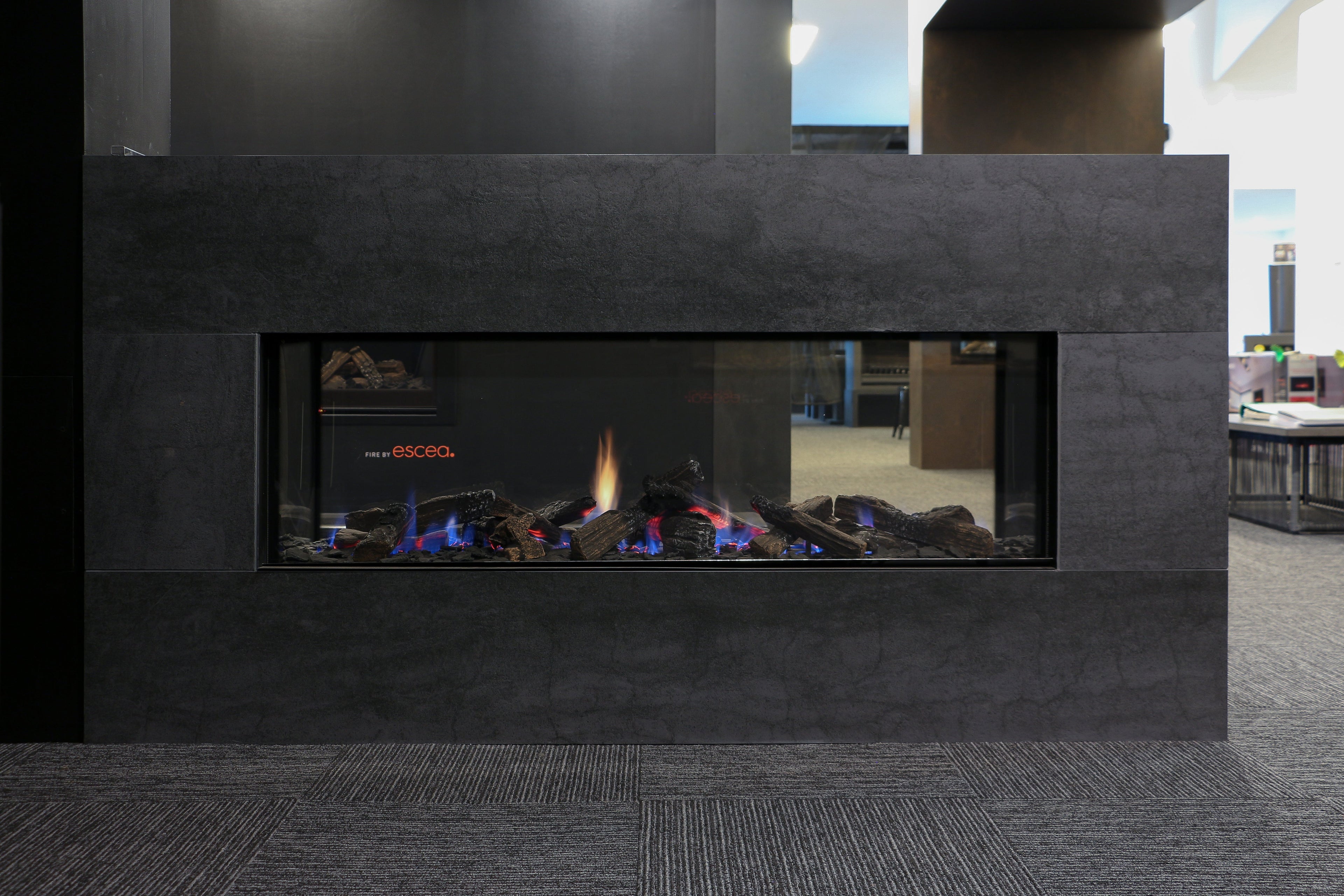 Escea DS1650 G3 Double Sided Fireplace NG