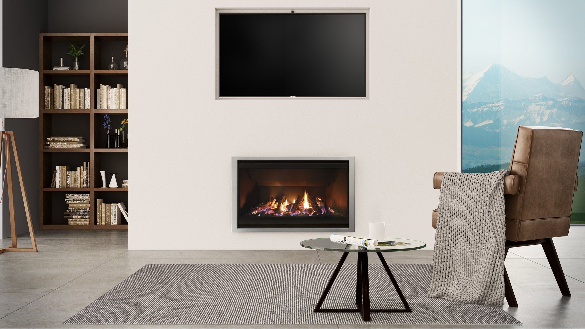 Escea DF960 G3 Single Sided Fireplace NG