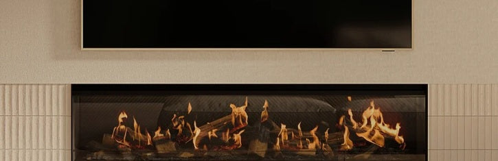 Escea LE1000 MK2 Electric Fireplace (inc Heater, Multi Liner & 14mm Trim Kit)