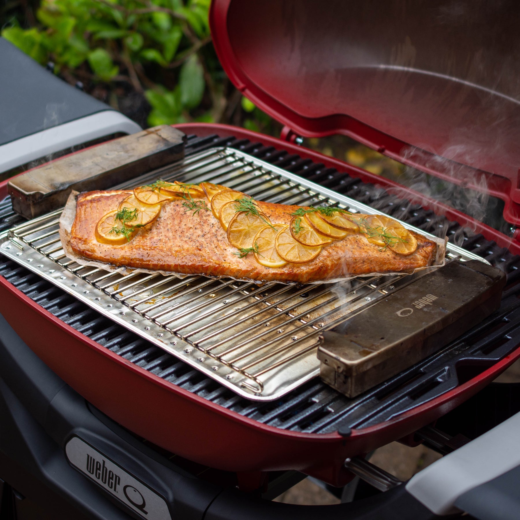 Weber® Smoker Box and Trivet Set – Weber Q™/Family Q®